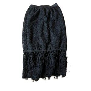 Bobeau Skirt black lace